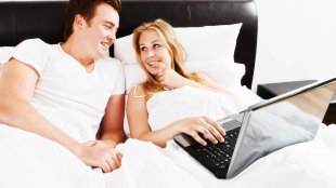 2 average mature couples watching porn