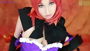 Maki Nishikino's wild Halloween solo adventure with intense toy play and cosplay