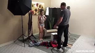 Up close and personal: Teen captures dad's naughty escapade on camera