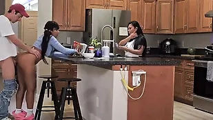 Some action with my girlfriend in front of her stepmother (Hardcore, 1080p)